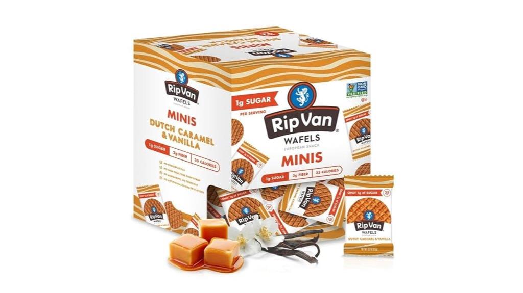 mini dutch caramel wafels