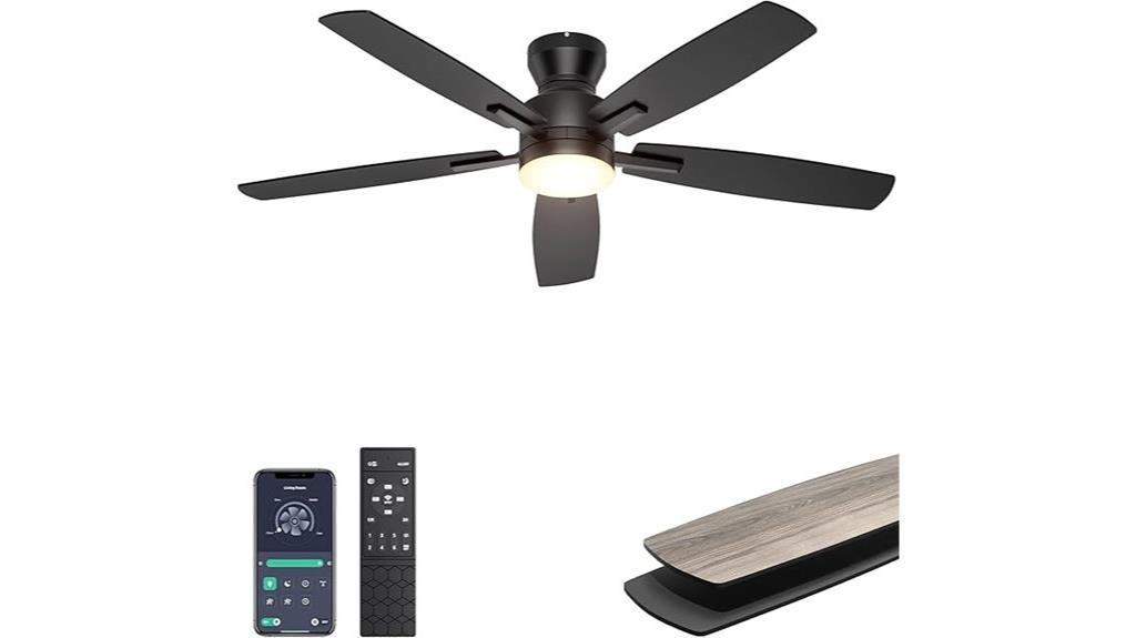 modern 52 ceiling fan
