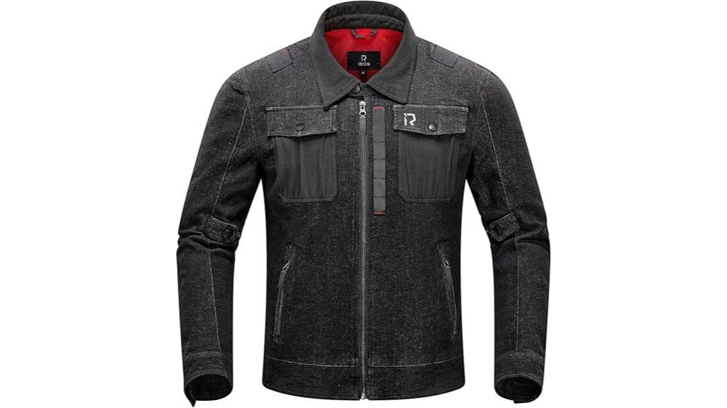 motorcycle denim jacket armor