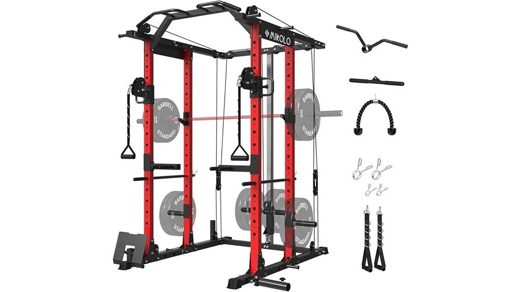 multifunctional gym equipment system