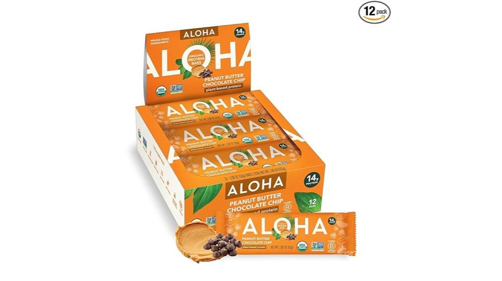 organic plant based protein bars