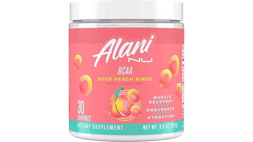 peach flavored bcaa powder
