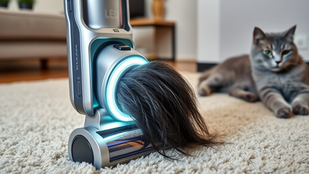 pet hair vacuum features