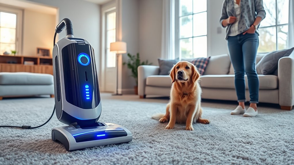 pet stain removal features