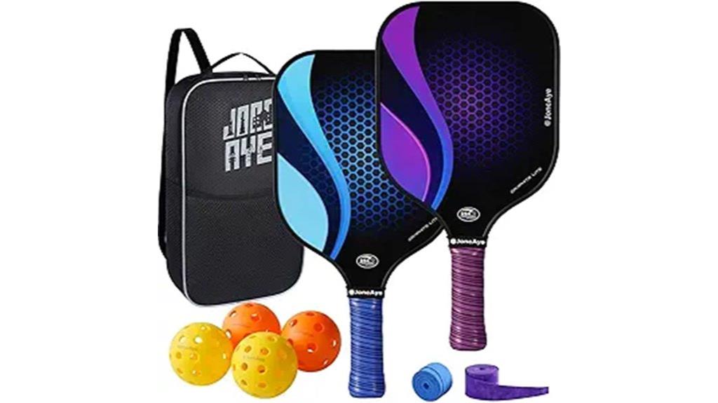 pickleball set with rackets