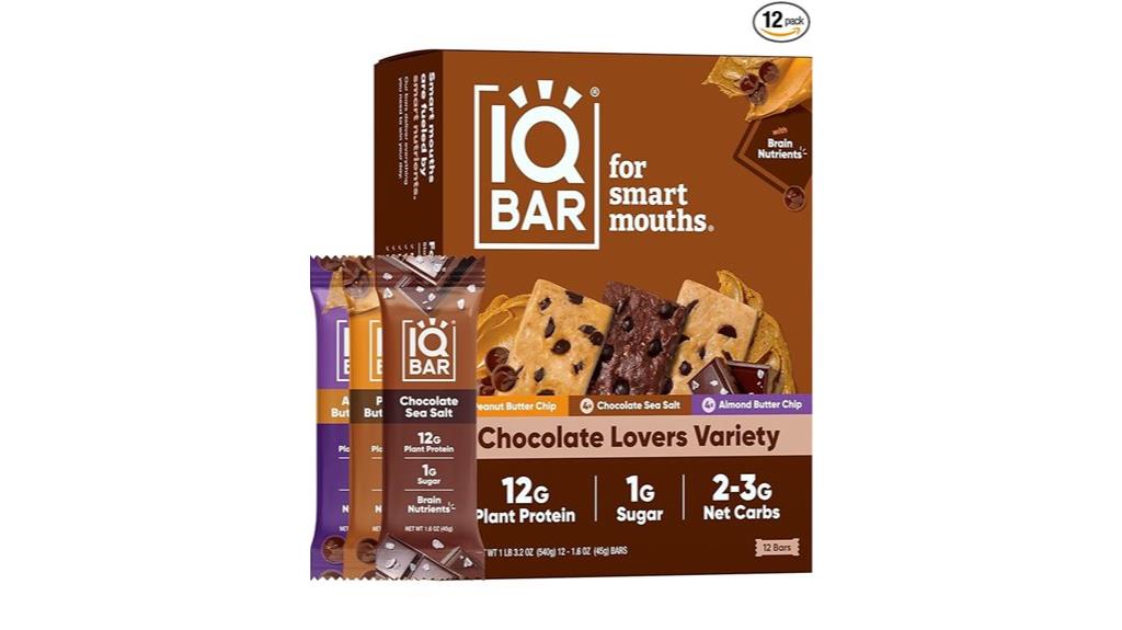 plant based chocolate protein bars