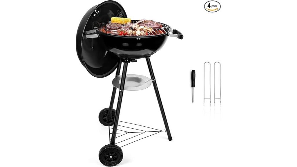 portable 18 inch charcoal grill