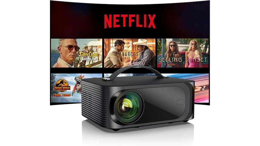 portable 4k wifi bluetooth projector