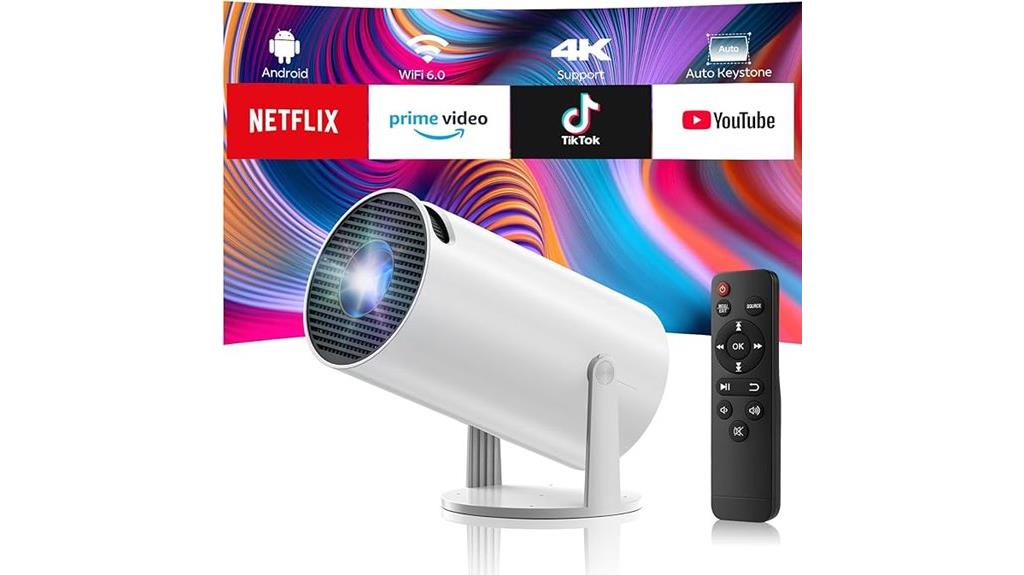 portable 4k wifi bluetooth