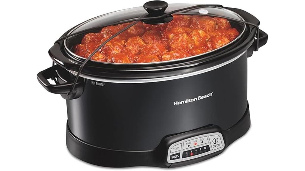 portable 7 quart slow cooker