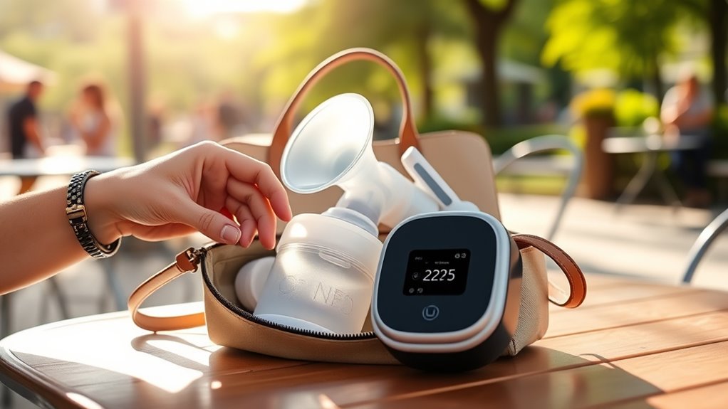 portable breast pump features