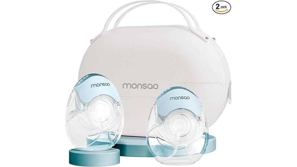portable double breast pump