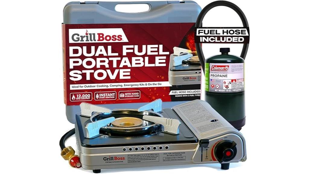 portable dual fuel stove