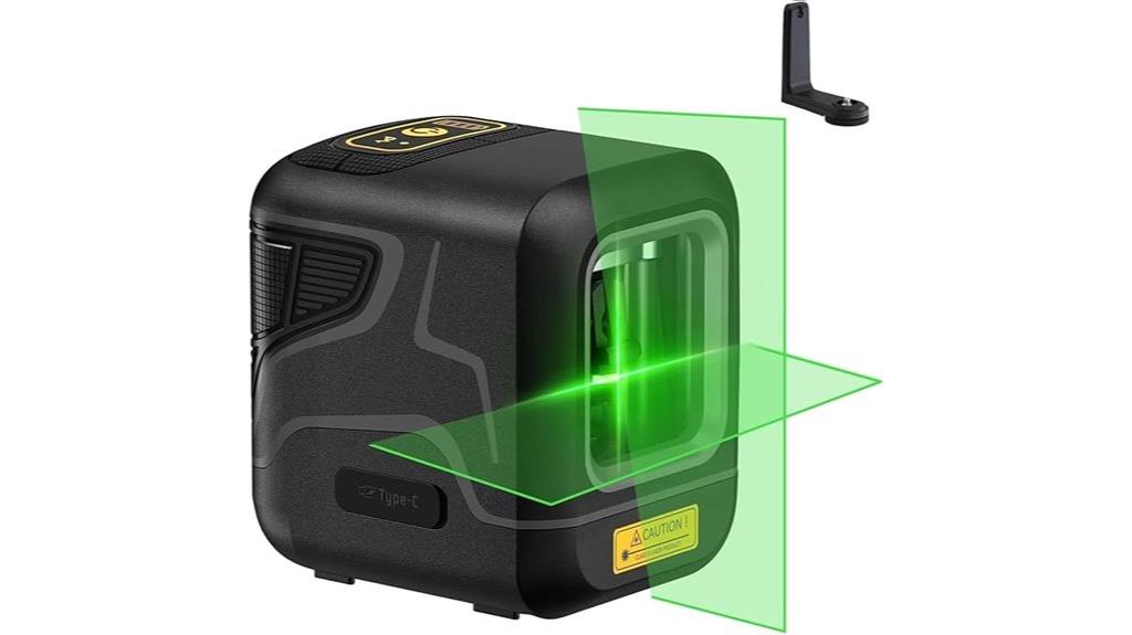 portable laser level with features