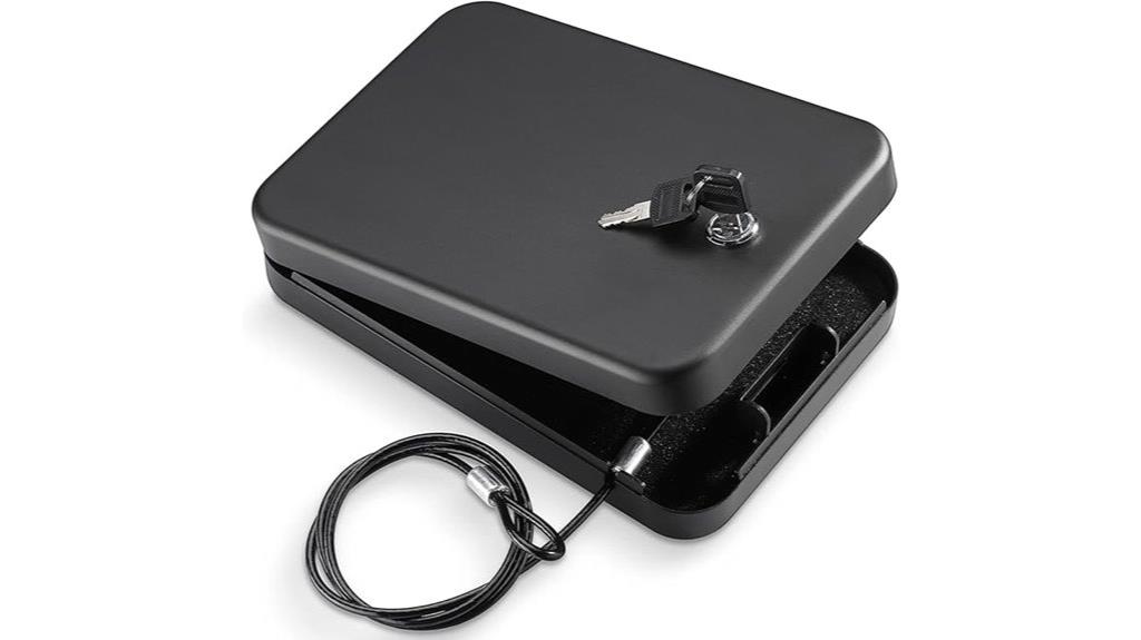 portable lockable travel safe