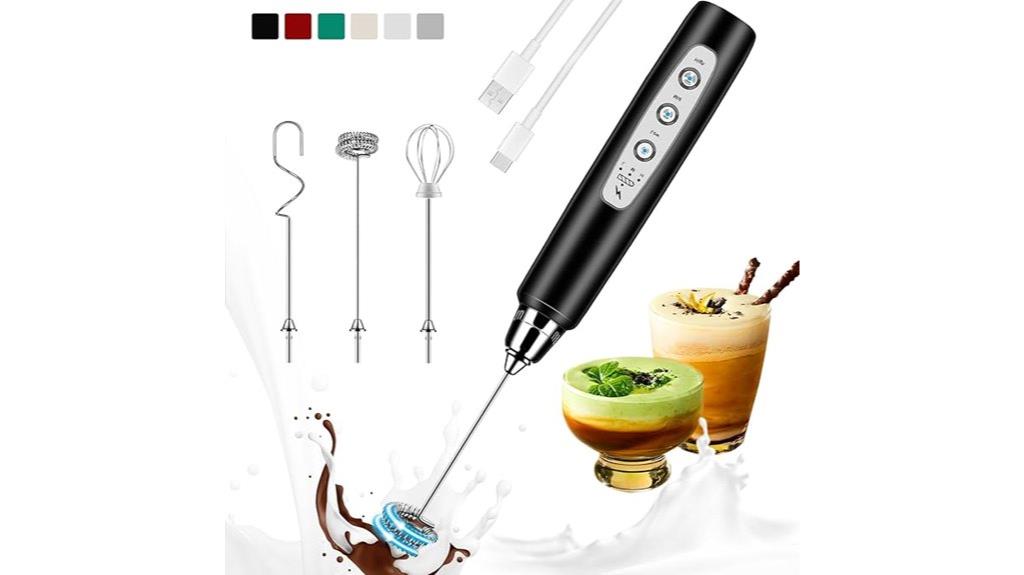 portable milk frother kit