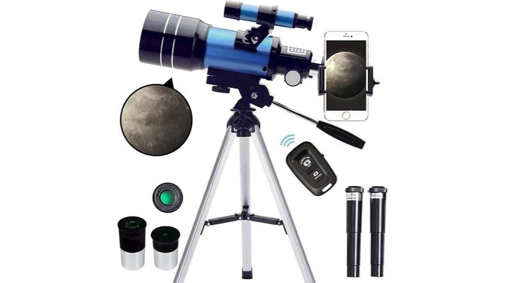 portable refractor telescope