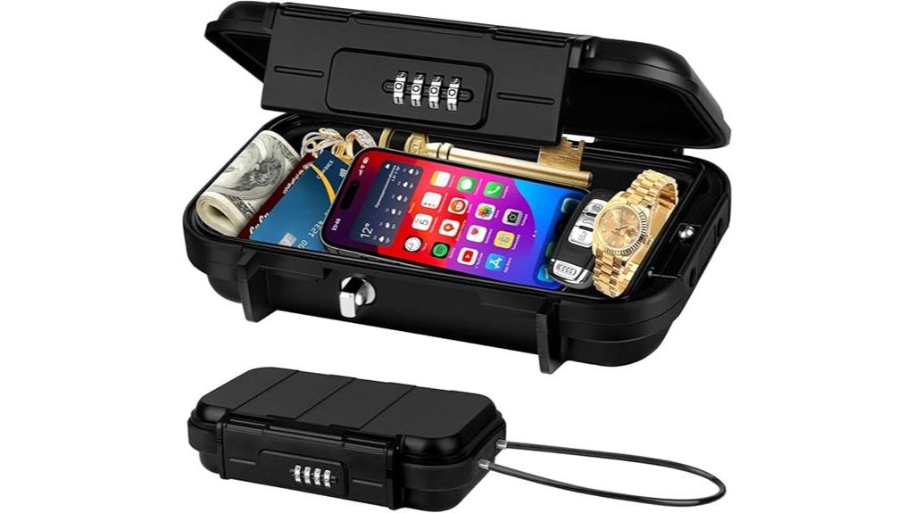 portable safe with combo