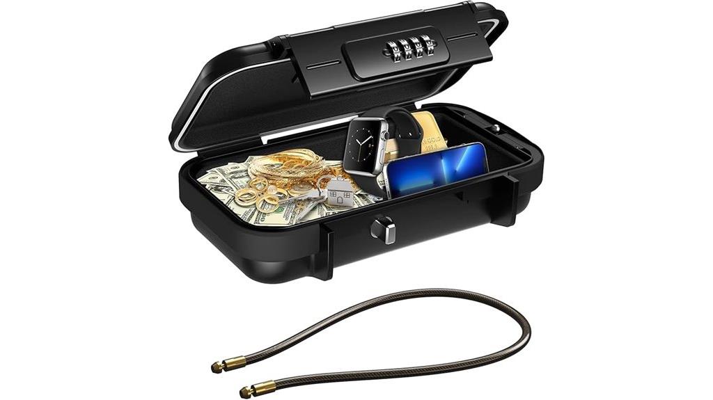 portable safe with combo