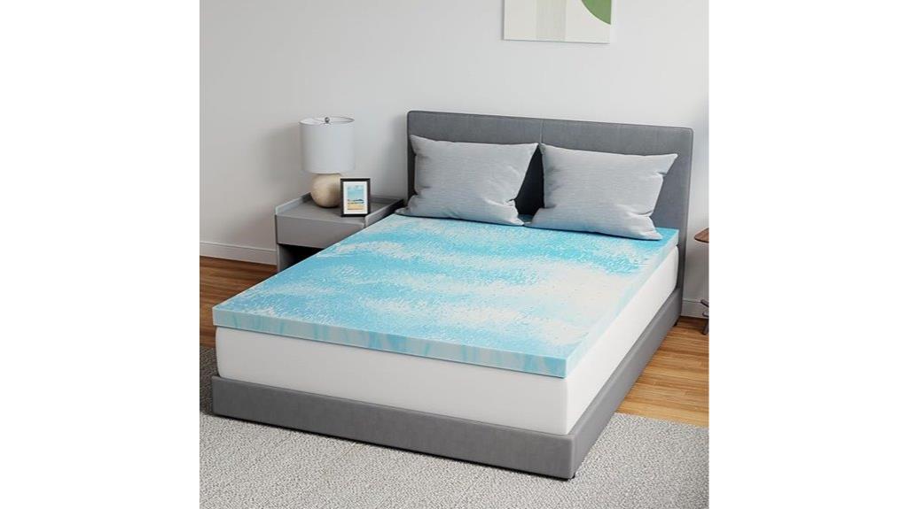 queen memory foam topper