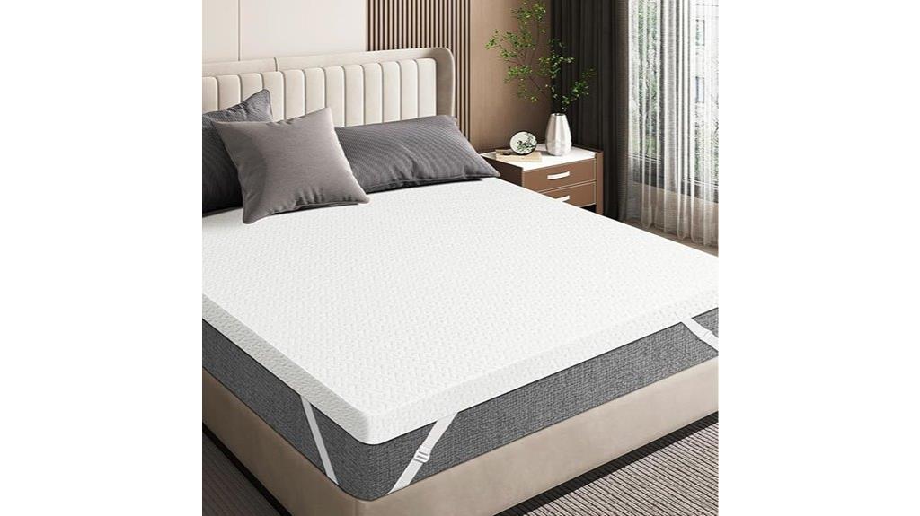 queen sized gel foam topper