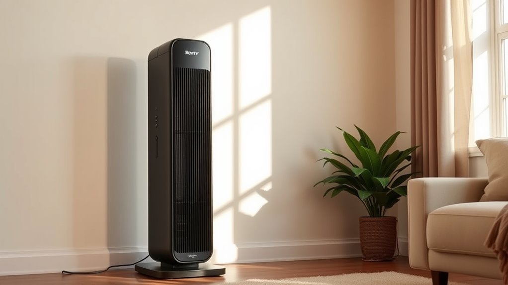 quiet powerful tower fans
