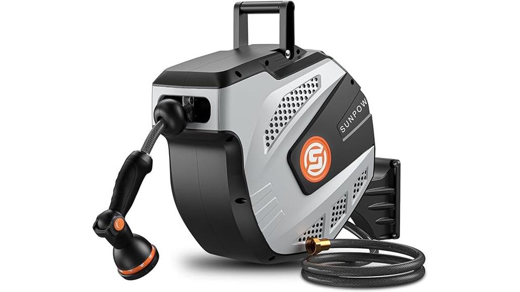 retractable hose reel
