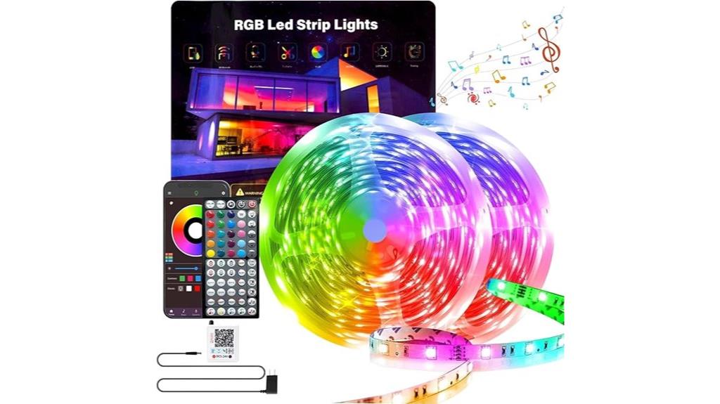 rgb bedroom light strip