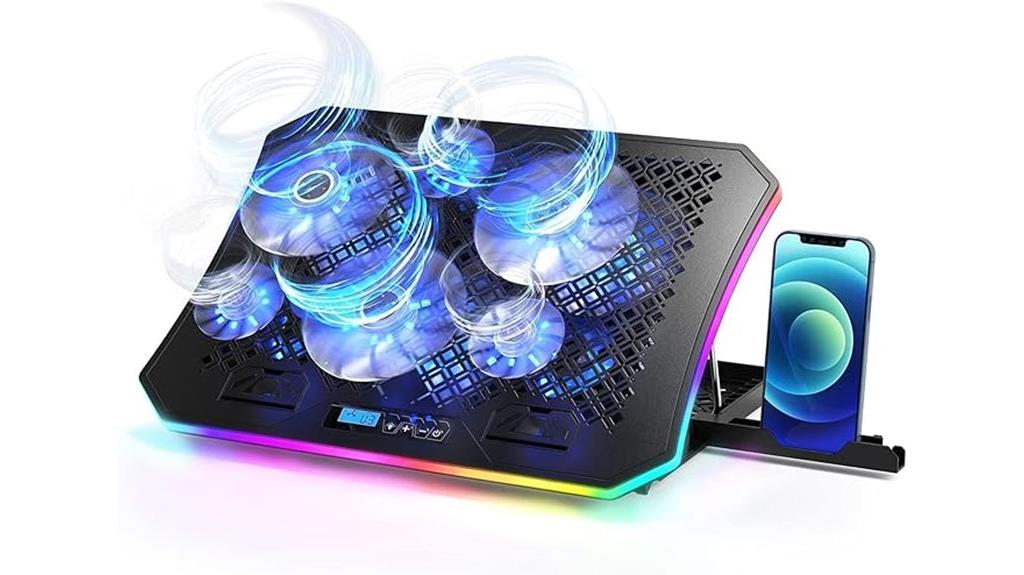 rgb lit six fan cooling