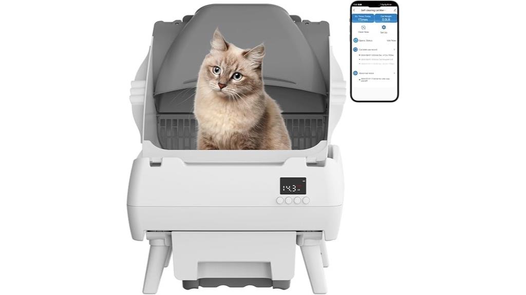 self cleaning cat litter box
