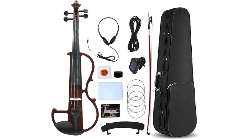 silent full size electric violin