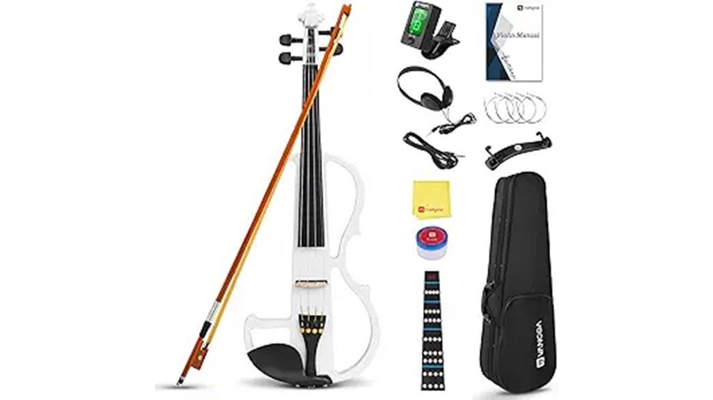 silent full size electric violin