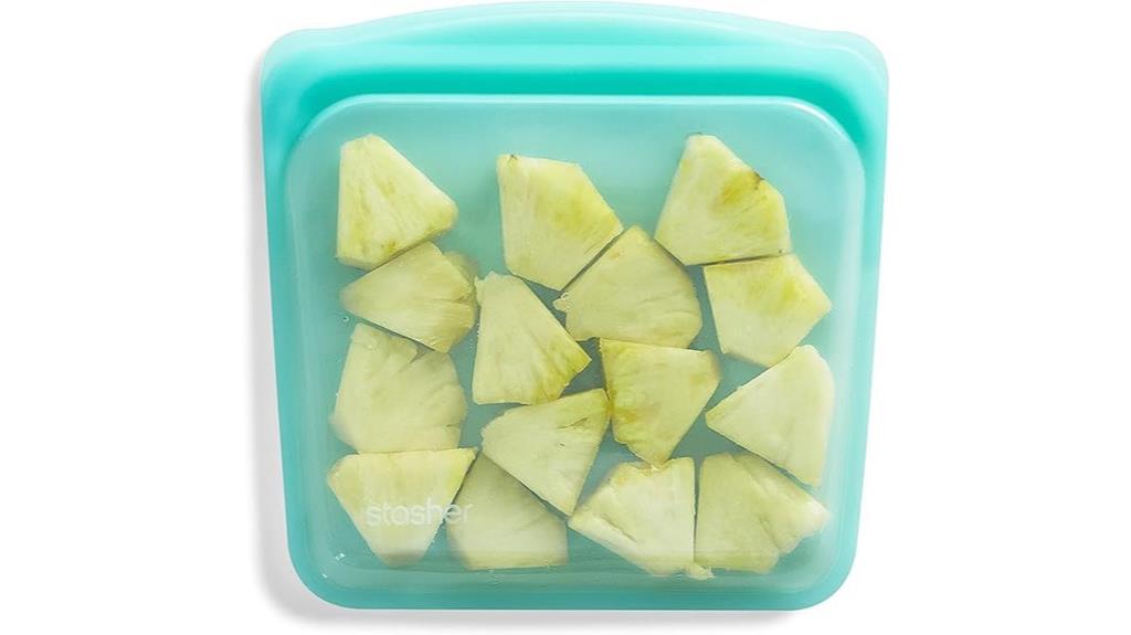 silicone reusable sandwich bag