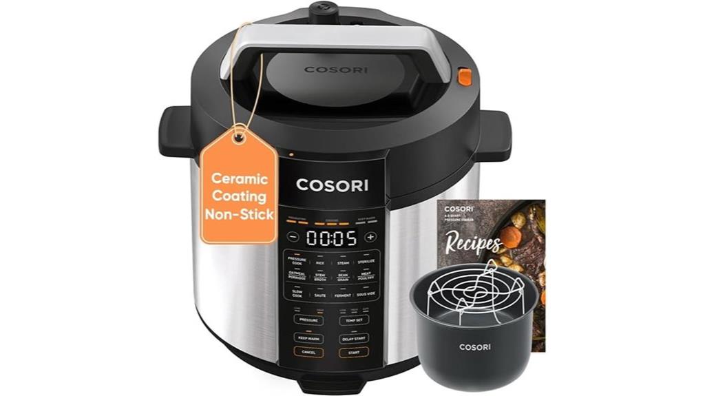six quart stainless steel multifunction