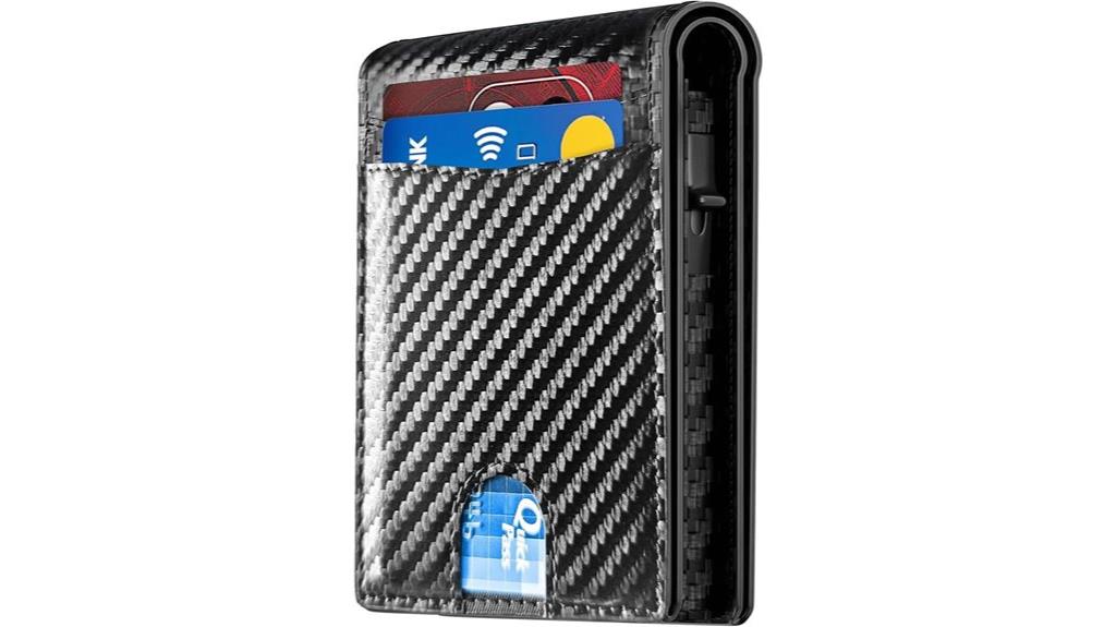 slim rfid bifold wallet