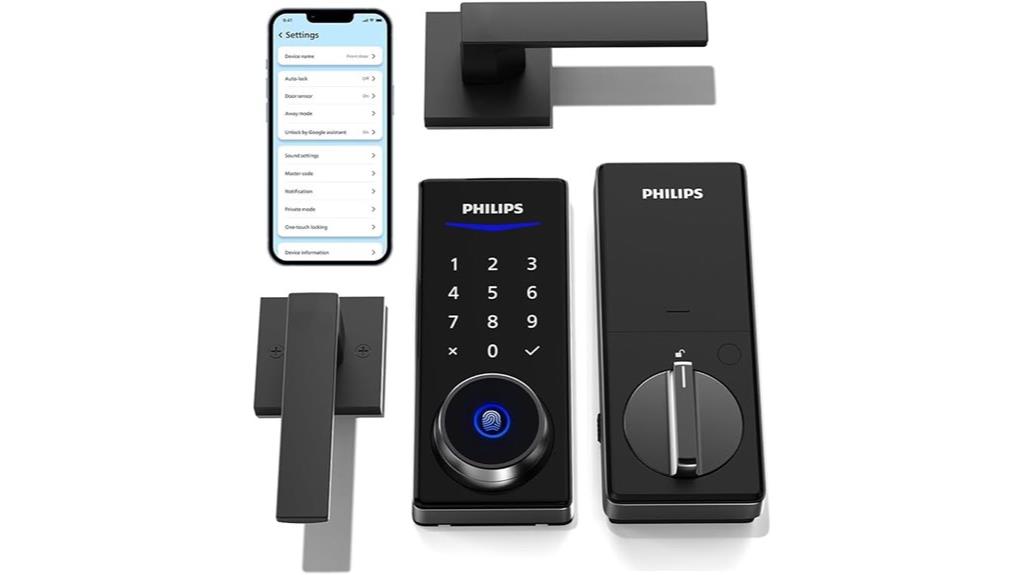 smart lock with handles