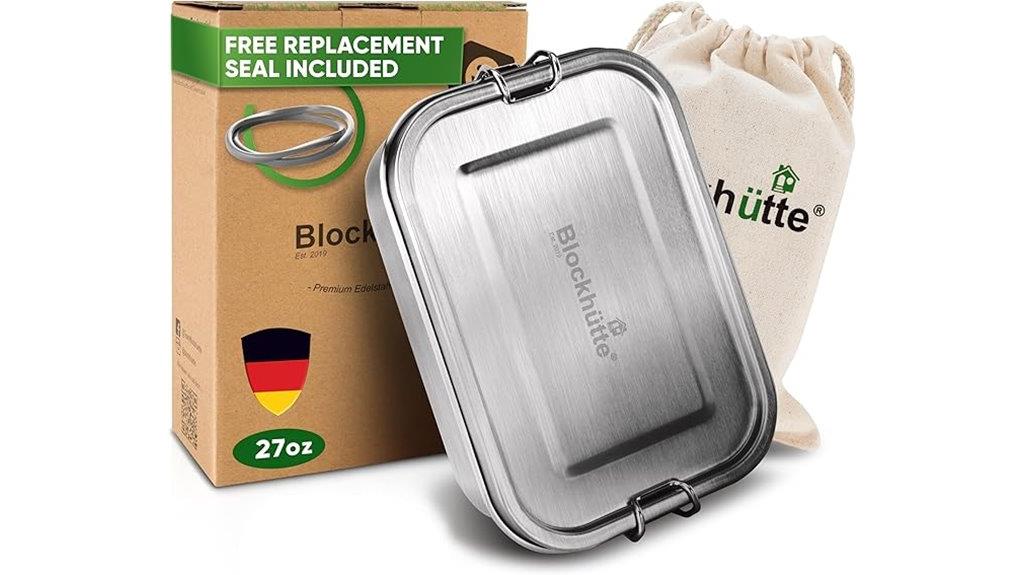 stainless steel sealed lunchbox