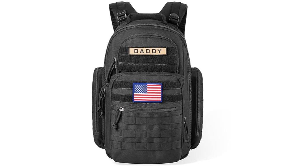 stylish dual parent diaper bag
