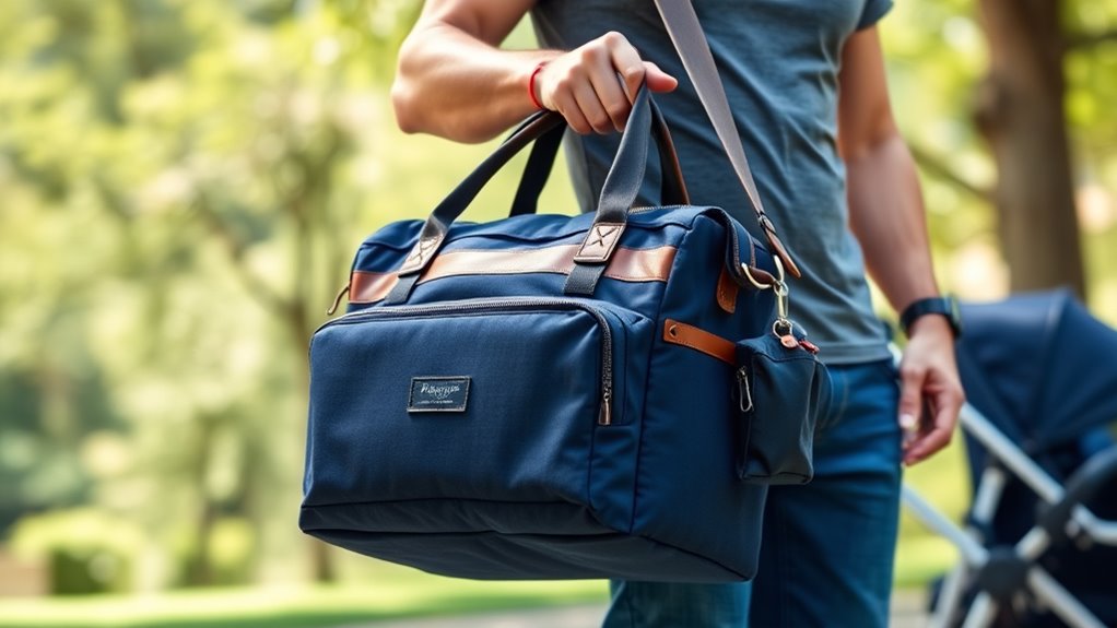stylish functional dad diaper bags