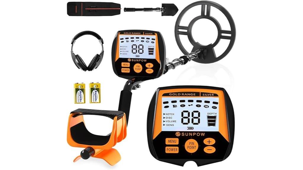 sunpow metal detector for adults