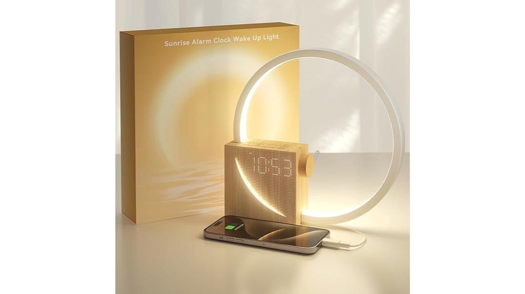 sunrise alarm clock features