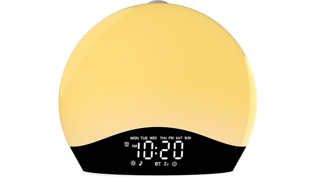 sunrise alarm with nightlight