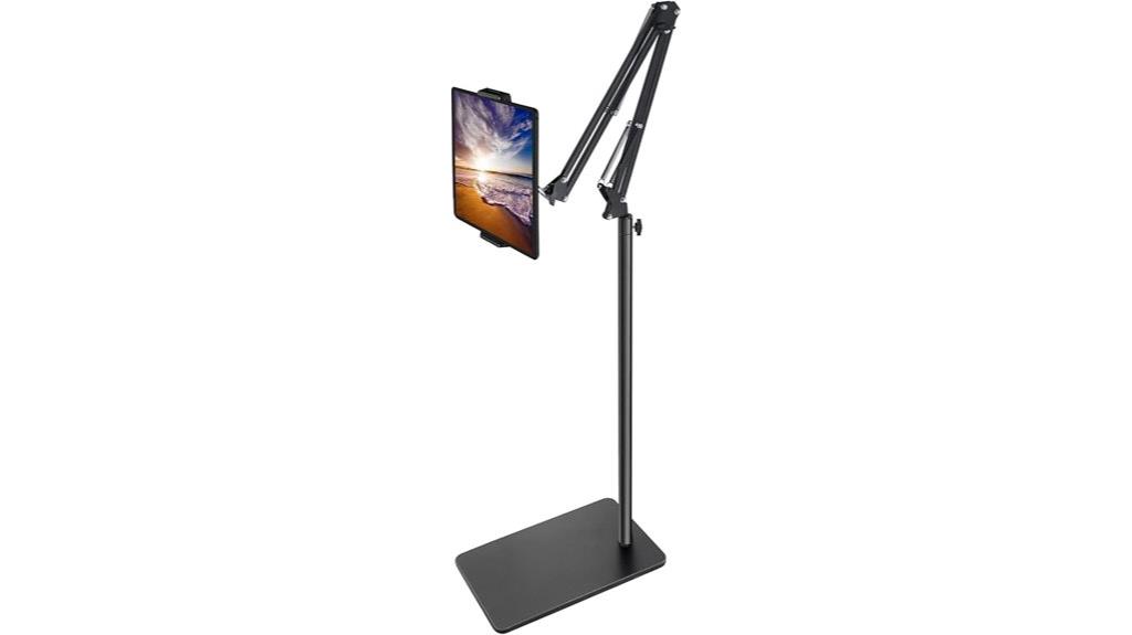 tablet stand with double base