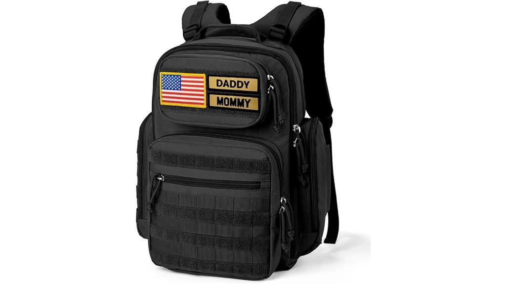 tactical military dad bag