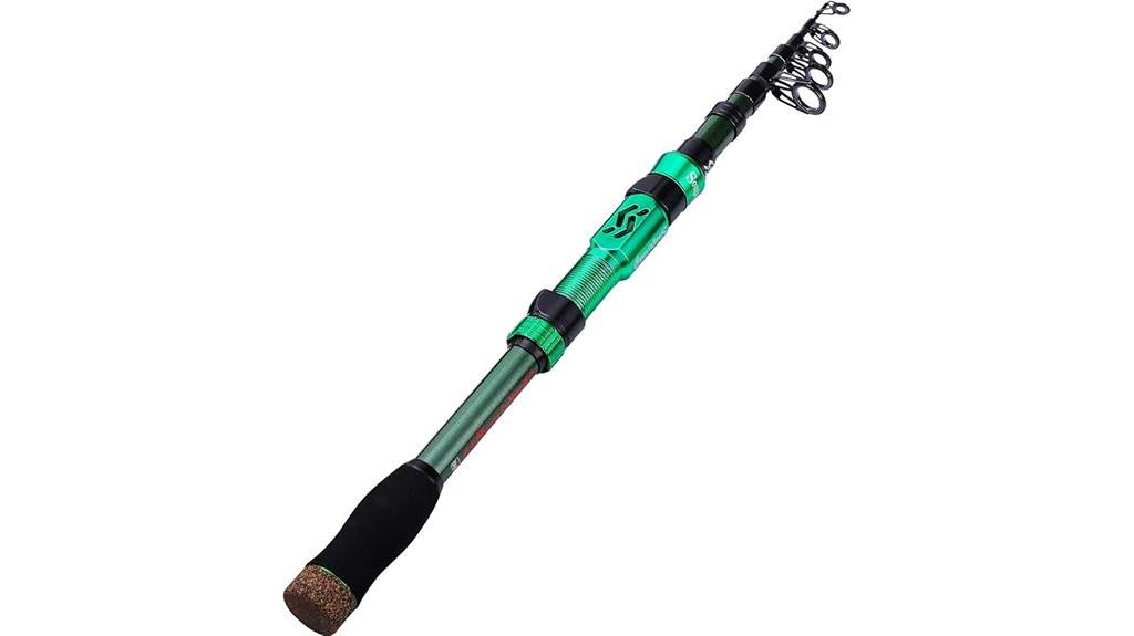 telescopic fishing rod specification