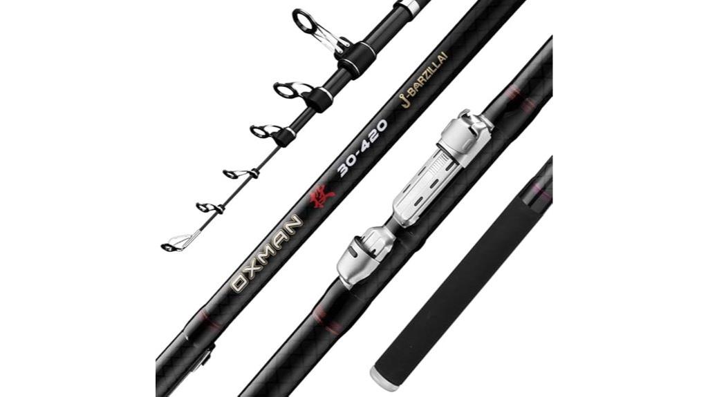 telescopic saltwater fishing rods
