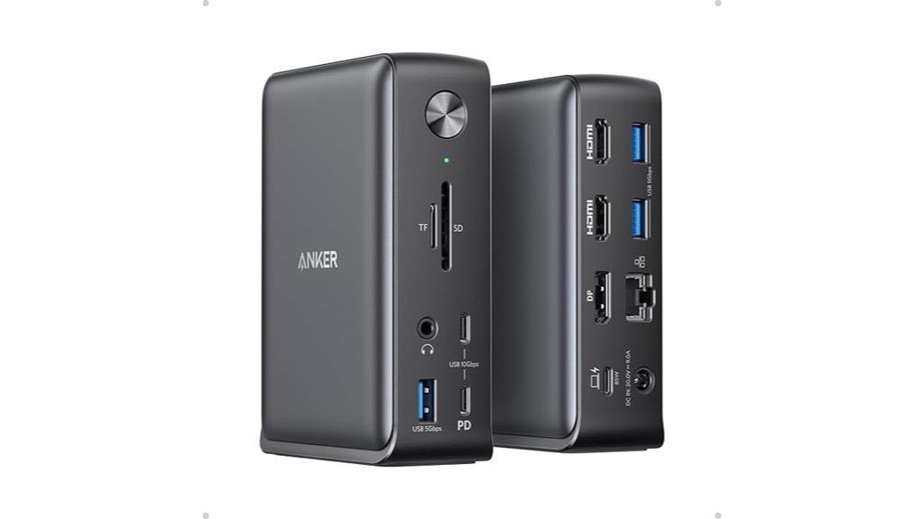 thirteen port usb c dock
