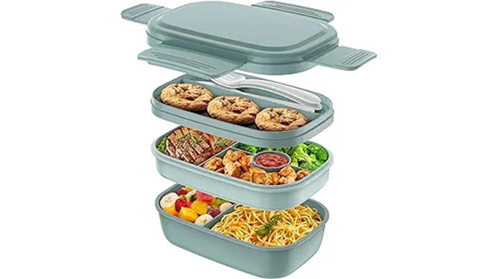 three tier adult lunch box