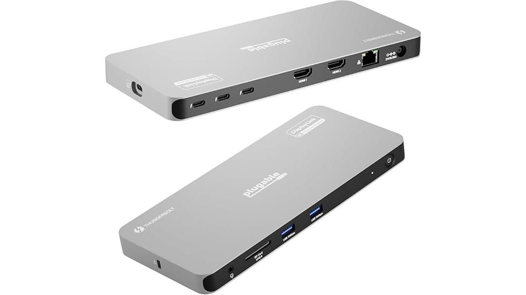thunderbolt 4 dock for four monitors