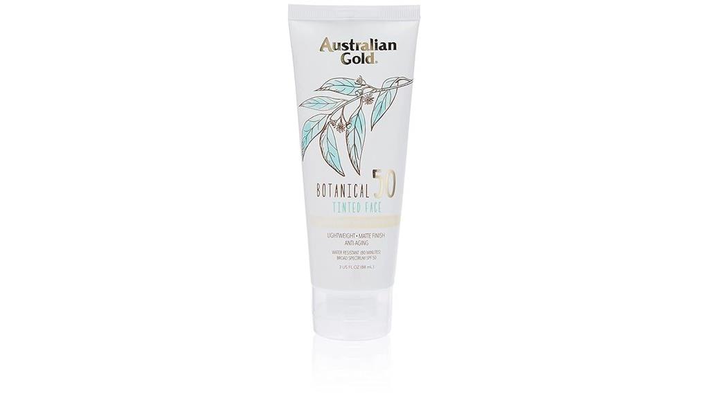 tinted mineral sunscreen lotion